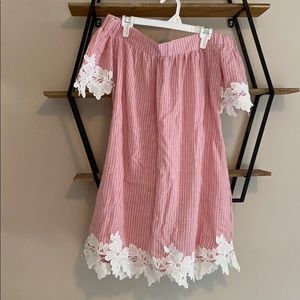 Off the shoulder summer dress